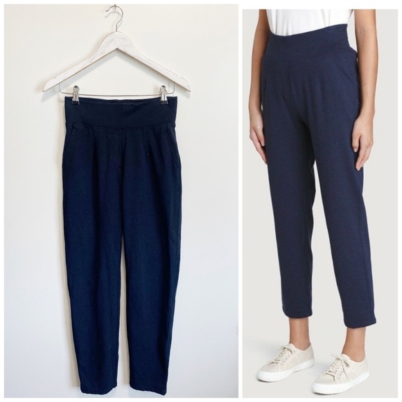 KIT & ACE Mulberry Pants! Navy Blue Pull On Size 4 - Picture 1 of 10